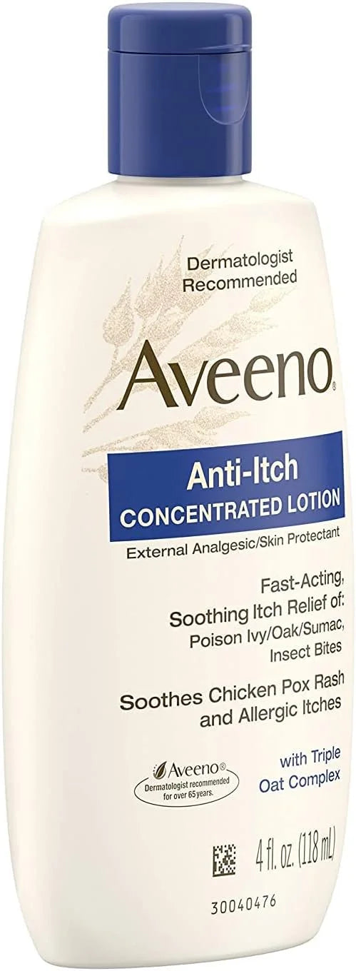 AVEENO Anti-Itch Lotion 4 oz (3 Pack)