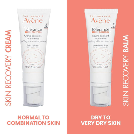 Avène Tolerance Control Soothing Recovery Cream, Sensitive Skin, 1.3 oz