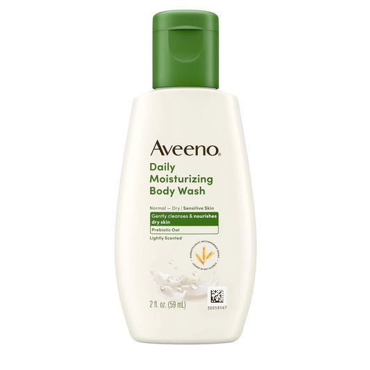Aveeno Daily Moisturizing Body Wash, Lightly Scented, 2 fl. oz