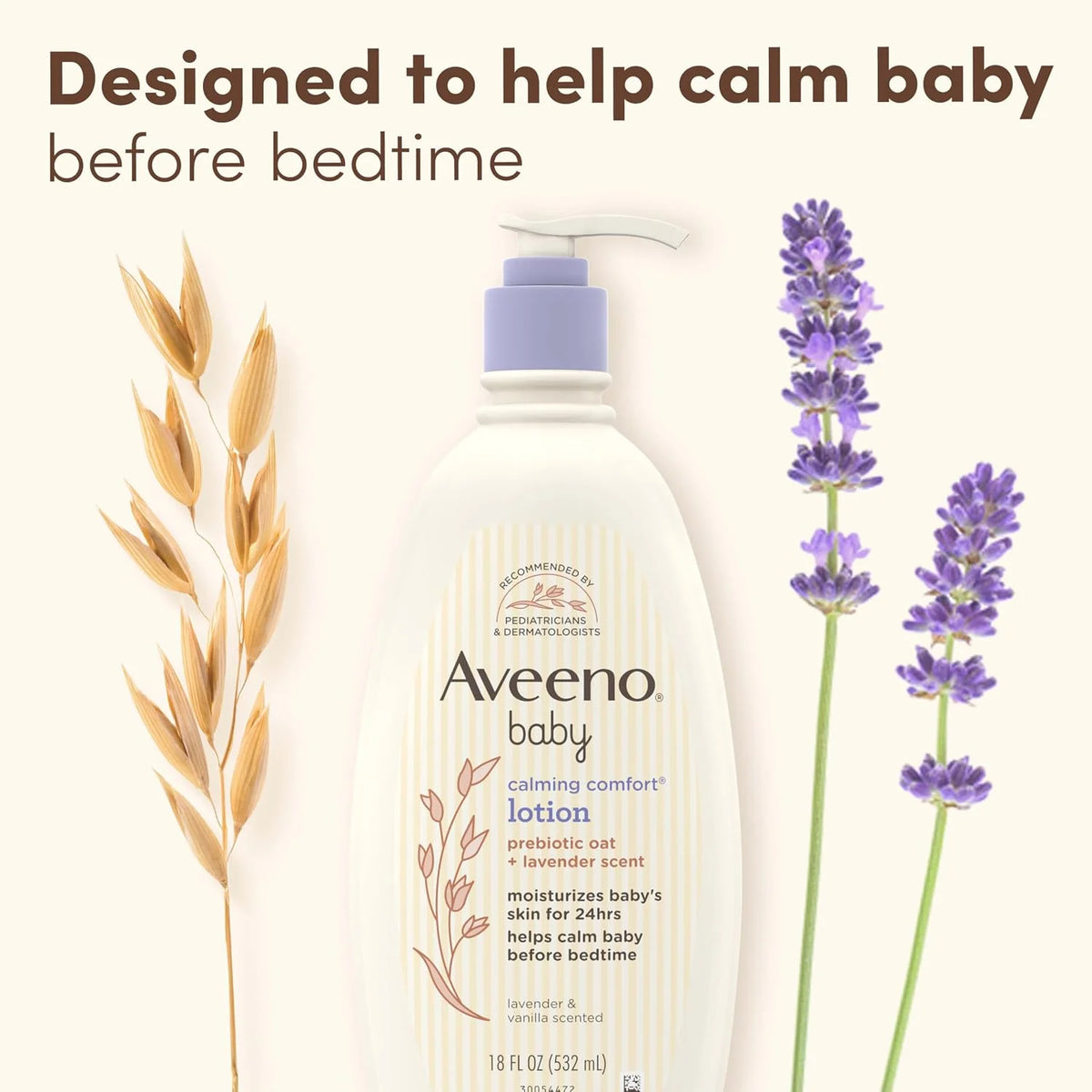 Aveeno Baby Calming Comfort Moisturizing Body Lotion, 18 fl. oz