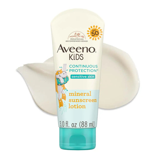 Aveeno Kids Sunscreen Lotion, Broad Spectrum, SPF 50, 3 fl. oz