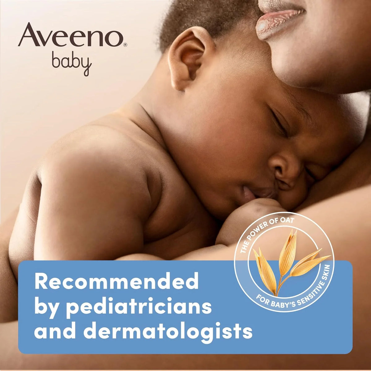 Aveeno Baby Daily Moisture Body Lotion, Fragrance-Free, 18 fl oz, 2 Pack