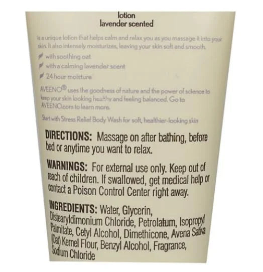 Travel Size Aveeno Stress Relief Moisturizing Lotion - 2.5 oz.