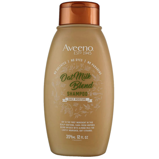 Aveeno Shampoo Oat Milk Blend 12 Ounce (Moisture) (Pack of 6)