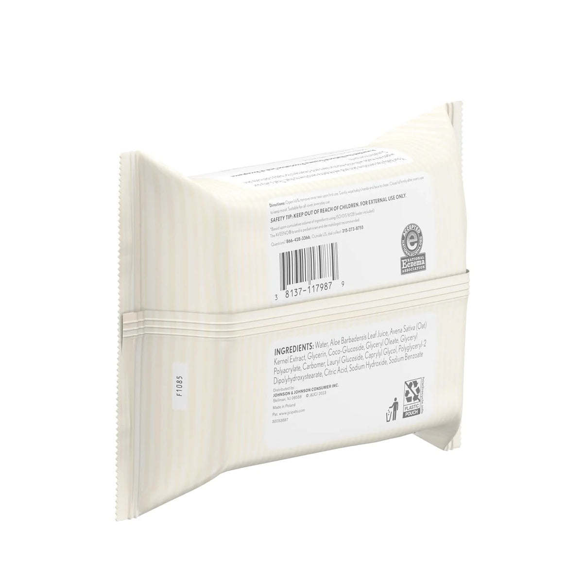 Aveeno Baby Hand & Face Wipes, Oat Extract & Aloe, Fragrance Free, 25 ct
