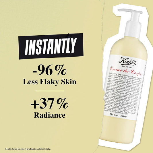 Kiehl's - Creme de Corps Body Lotion, with Cocoa Butter, Fast Hydration