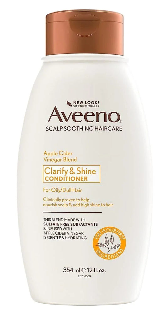 Aveeno Conditioner Apple Cider Vinegar Blend 12 Ounce (Pack of 2)