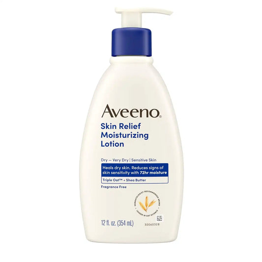 Aveeno Skin Relief Moisturizing Lotion, Fragrance-Free, 12 fl. oz