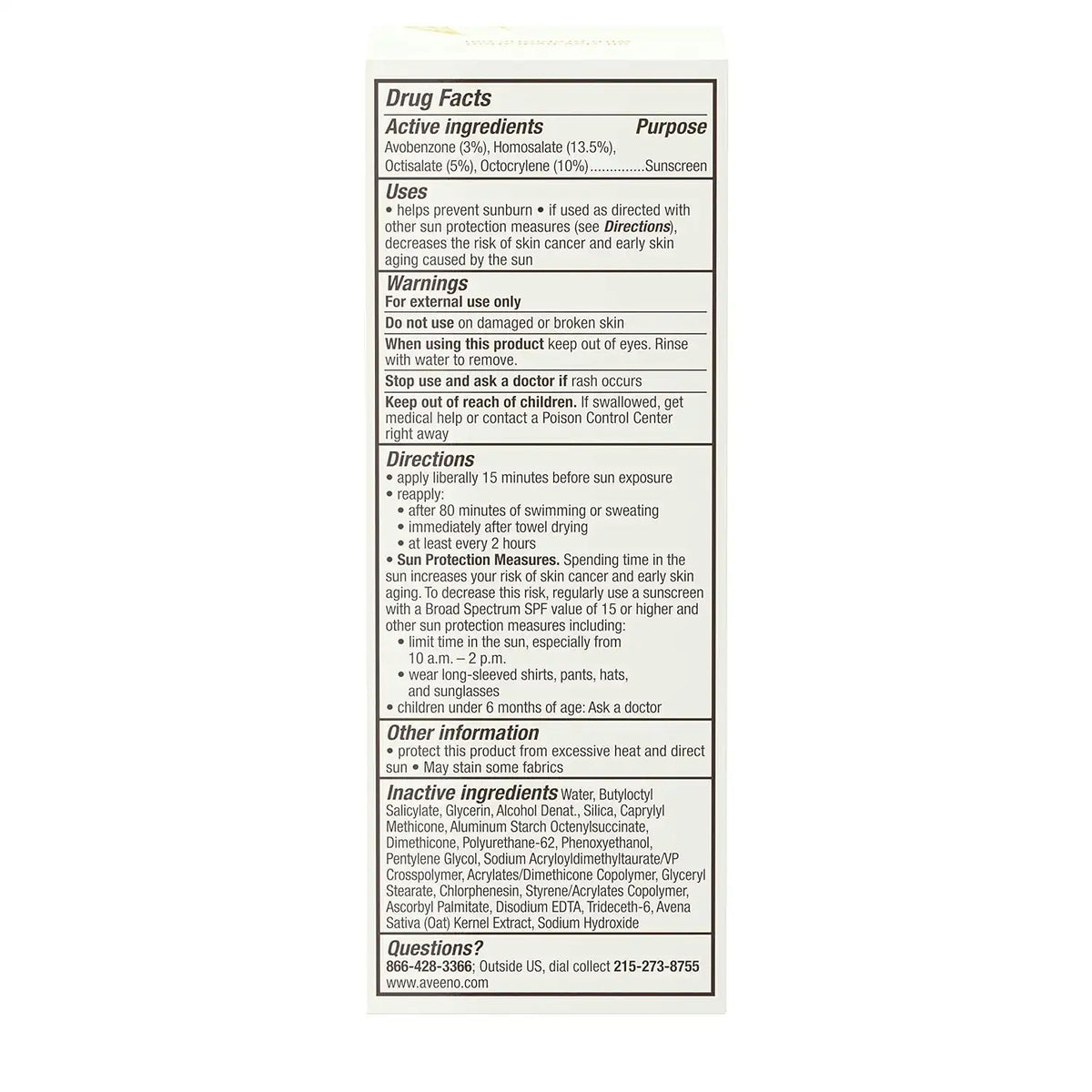 Aveeno Protect + Hydrate Face Sunscreen, SPF 60 Broad Spectrum, for Sensitive Skin, Travel Size, Water Resistant (80 minutes), Paraben, Oxybenzone & Oil Free, 2 fl oz (Pack of 12)