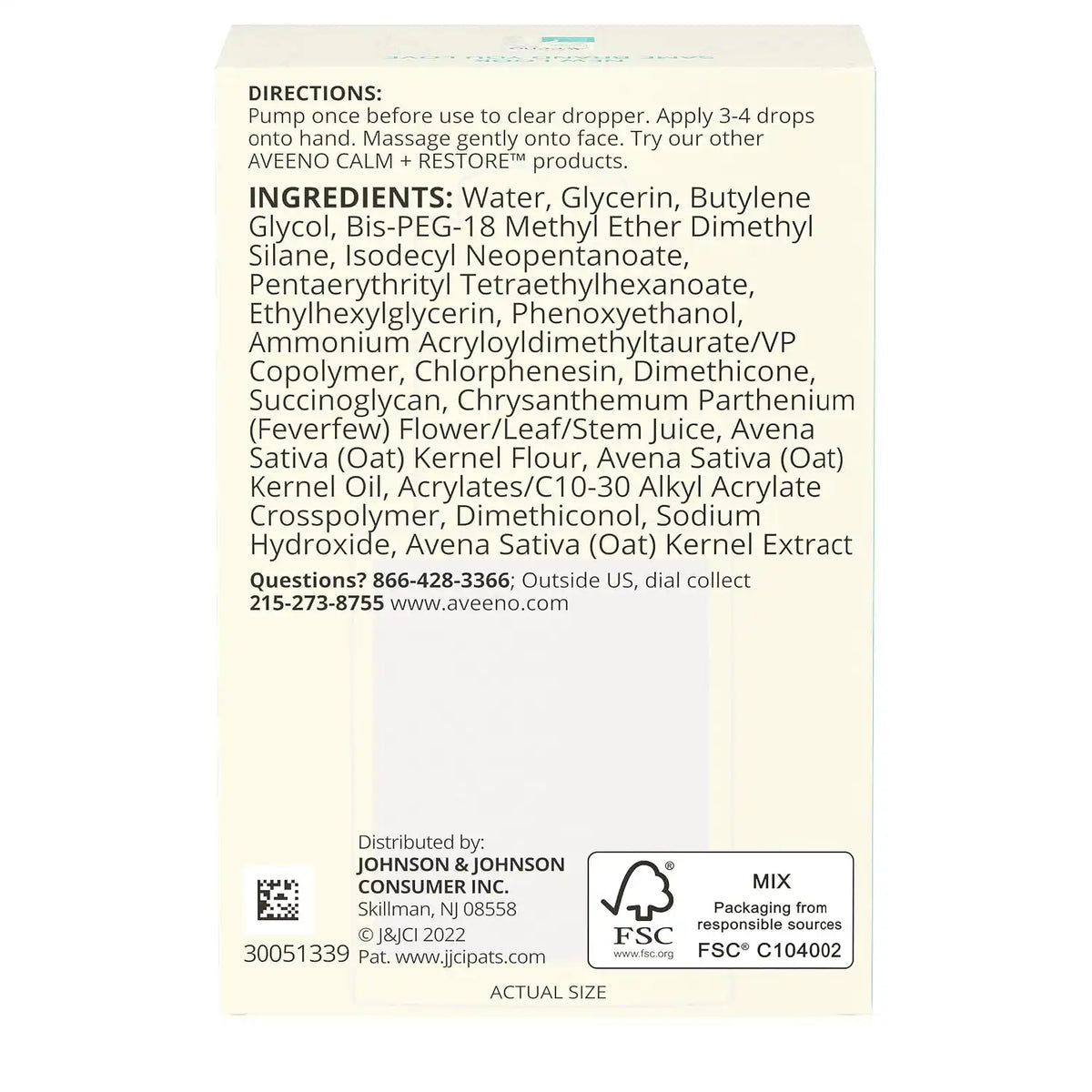 Aveeno Calm + Restore Nourishing Oat Cleanser 7.8oz with Restore Triple Oat Serum 1oz and Restore Oat Gel Moisturizer 1.7oz