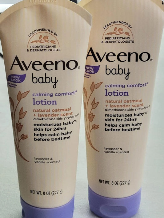 Aveeno Baby Calming Comfort Lotion - 8 Oz Lotion (2 Pack)