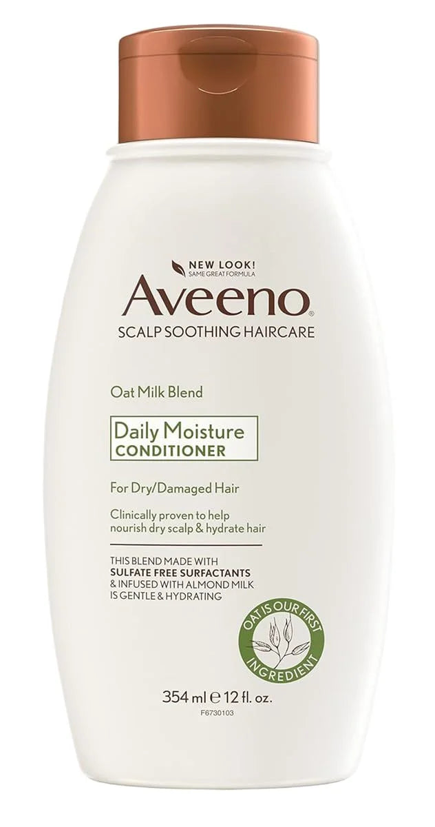 Aveeno Conditioner Oat Milk Blend 12 Ounce (Moisture) (Pack of 6)