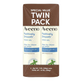 Aveeno Positively Smooth Moisturizing Shave Gel, Twin Pack, 2 x 7 oz