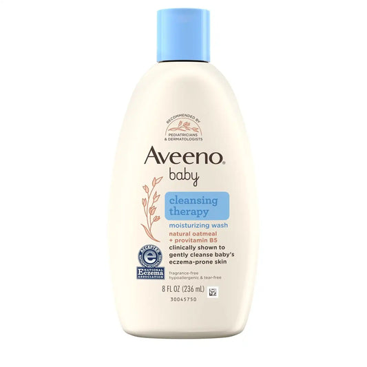 Aveeno Baby Cleansing Therapy Moisturizing Body Wash, 8 oz
