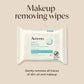 Aveeno Calm + Restore Unscented Makeup Remover Wipes, Alcohol-Free, 25 Ct