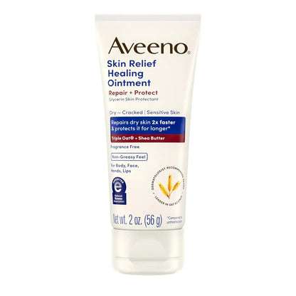 Aveeno Skin Relief Healing Ointment, Fragrance-Free, 2.0 oz