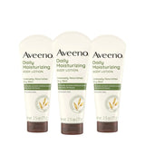 Aveeno Daily Moisturizing Body Lotion, Fragrance-Free, 2.5 fl. oz, 3 Pack