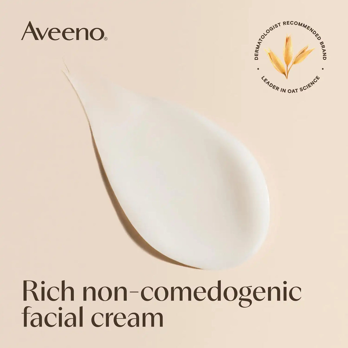 Aveeno Calm + Restore Facial Moisturizer Face Cream for Redness Relief, Non-Comedogenic, Ceramide & Vitamin B5, Hydrating for Dry, Sensitive Skin, Hypoallergenic, Fragrance-Free, 1.7 oz (Pack of 12)