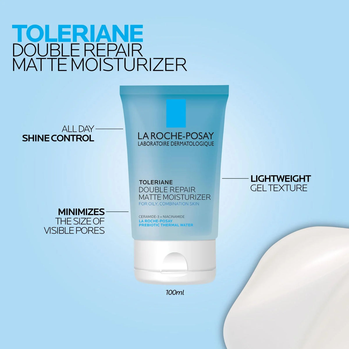 La Roche-Posay Toleriane Purifying Foaming Facial Cleanser with Niacinamide