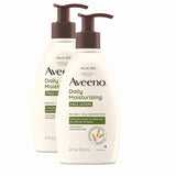 Aveeno Daily Moisturizing Face Lotion with Soothing Prebiotic Oat,Gentle Lotion Nourishes Normal to Dry Skin With Moisture,Sensitive Skin,Fragrance-Free,12 fl. oz,(Pack of 2)