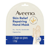 Aveeno Skin Relief Repairing Hand Mask, Fragrance-Free, 1 Pair