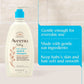 Aveeno Baby Daily Moisture Wash & Shampoo, Tear-Free, 18 fl. oz