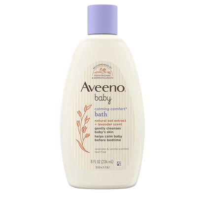 Aveeno Baby Calming Comfort Bath & Body Wash, Lavender & Vanilla, 8 fl oz