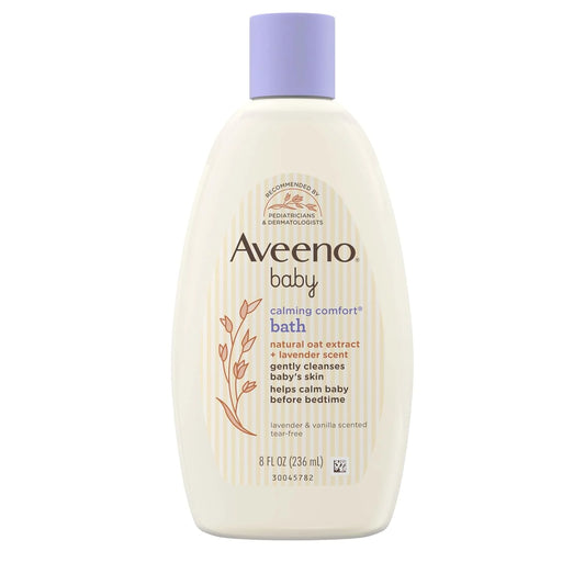 Aveeno Baby Calming Comfort Bath & Body Wash, Lavender & Vanilla, 8 fl oz
