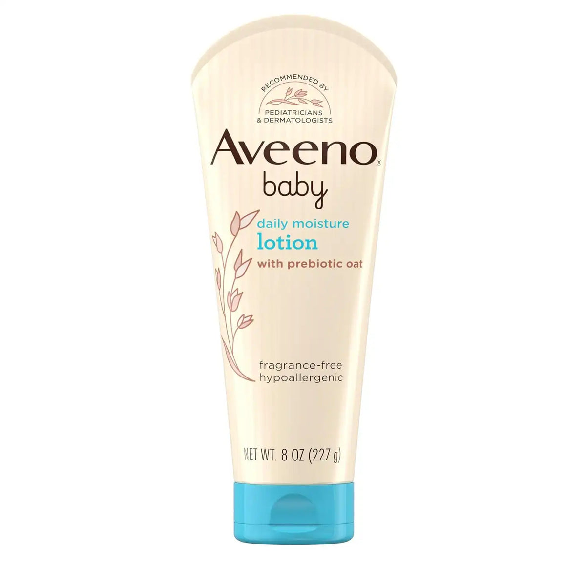 Aveeno Baby Daily Moisture Body Lotion, Fragrance Free, 8 fl oz