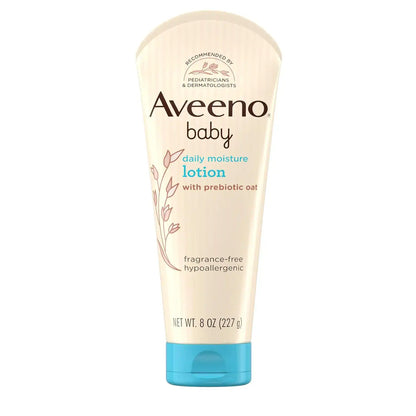 Aveeno Baby Daily Moisture Body Lotion, Fragrance Free, 8 fl oz