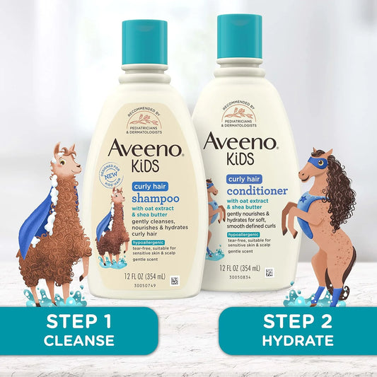 Aveeno Kids Curly Hair Conditioner, 12 fl. oz