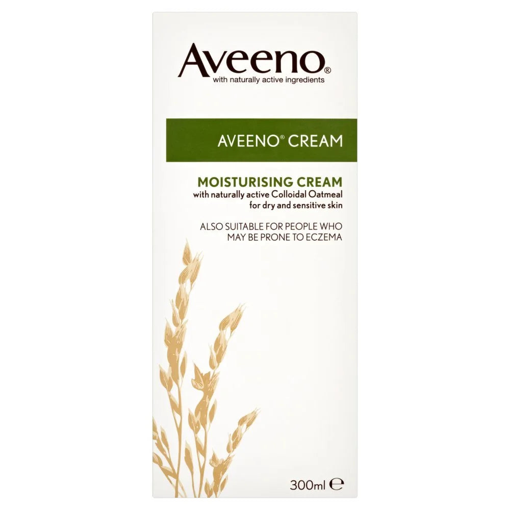 Aveeno Moisturising Cream for Dry and Sensitive Skin (1x 300ml)