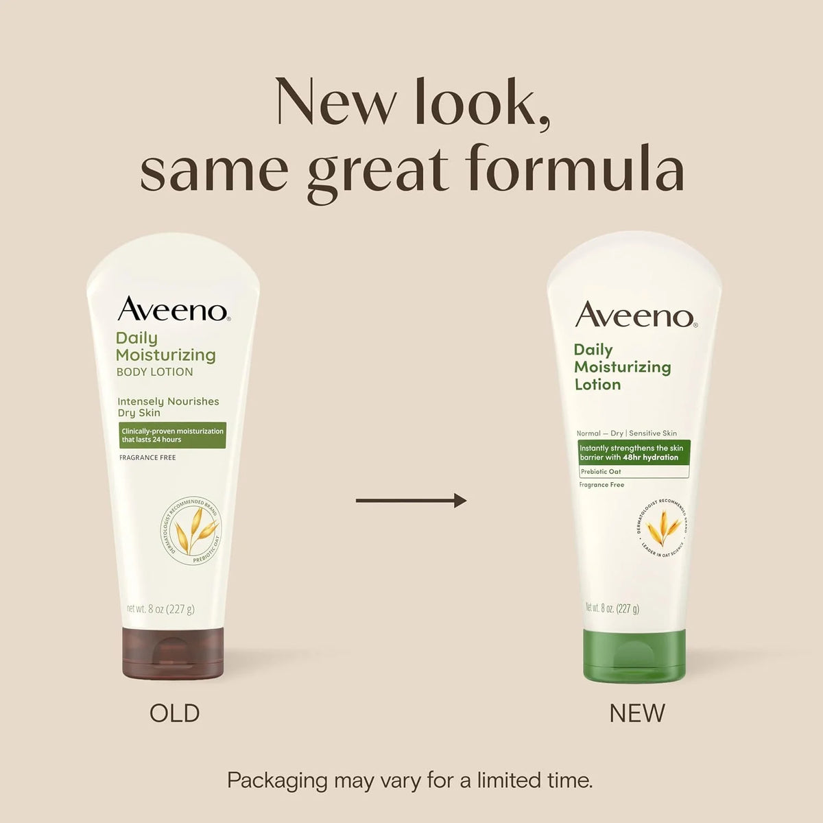 Aveeno Daily Moisturizing Body Lotion, Fragrance-Free, 2.5 fl. oz, 3 Pack