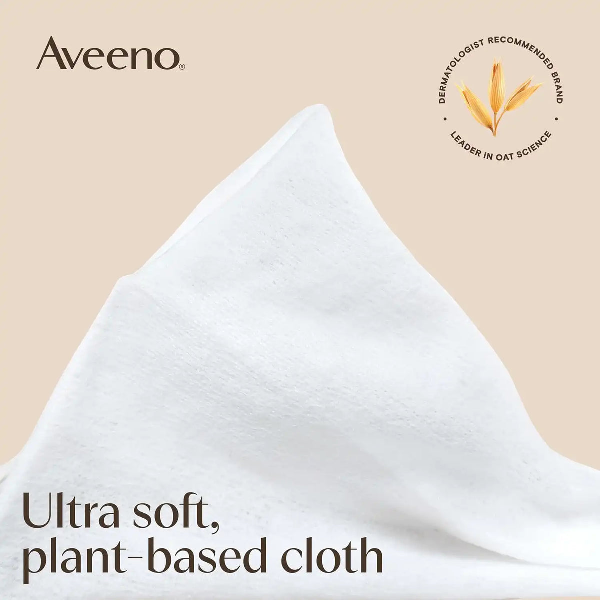 Aveeno Calm + Restore Unscented Makeup Remover Wipes, Alcohol-Free, 25 Ct