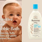 Aveeno Baby Sensitive Skin Bubble Bath with Oat Extract, 19.2 fl oz