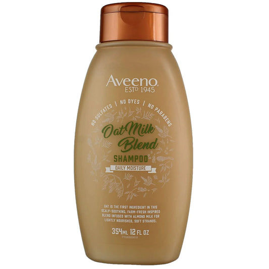 Aveeno Shampoo Oat Milk Blend 12 Ounce (Moisture) (Pack of 2)