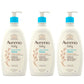 Aveeno Baby Daily Moisture Lotion for Delicate Skin with Natural Colloidal Oatmeal & Dimethicone, Hypoallergenic, Fragrance-, Phthalate- & Paraben-Free, 3 x 18 fl. oz