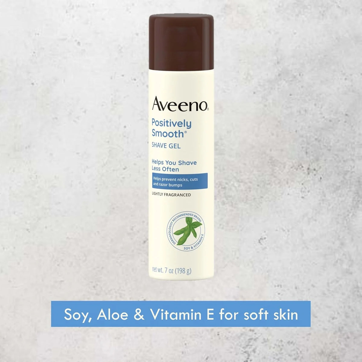 Aveeno Positively Smooth Moisturizing Shave Gel, Twin Pack, 2 x 7 oz