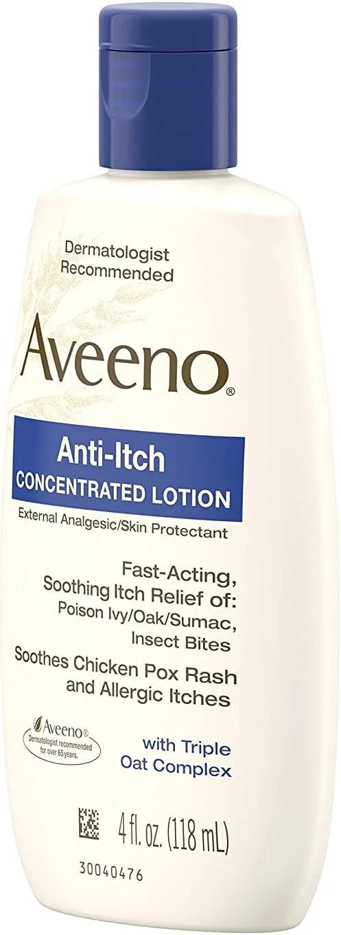 AVEENO Anti-Itch Lotion 4 oz (3 Pack)