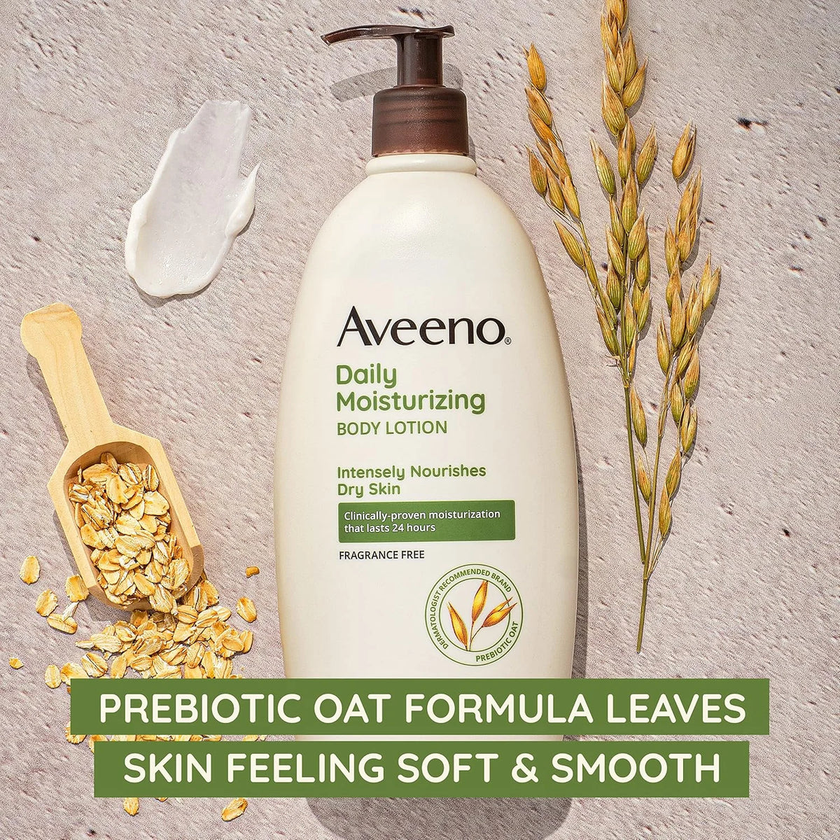 Aveeno Daily Moisturizing Body Lotion, Fragrance-Free, 2.5 fl. oz, 3 Pack