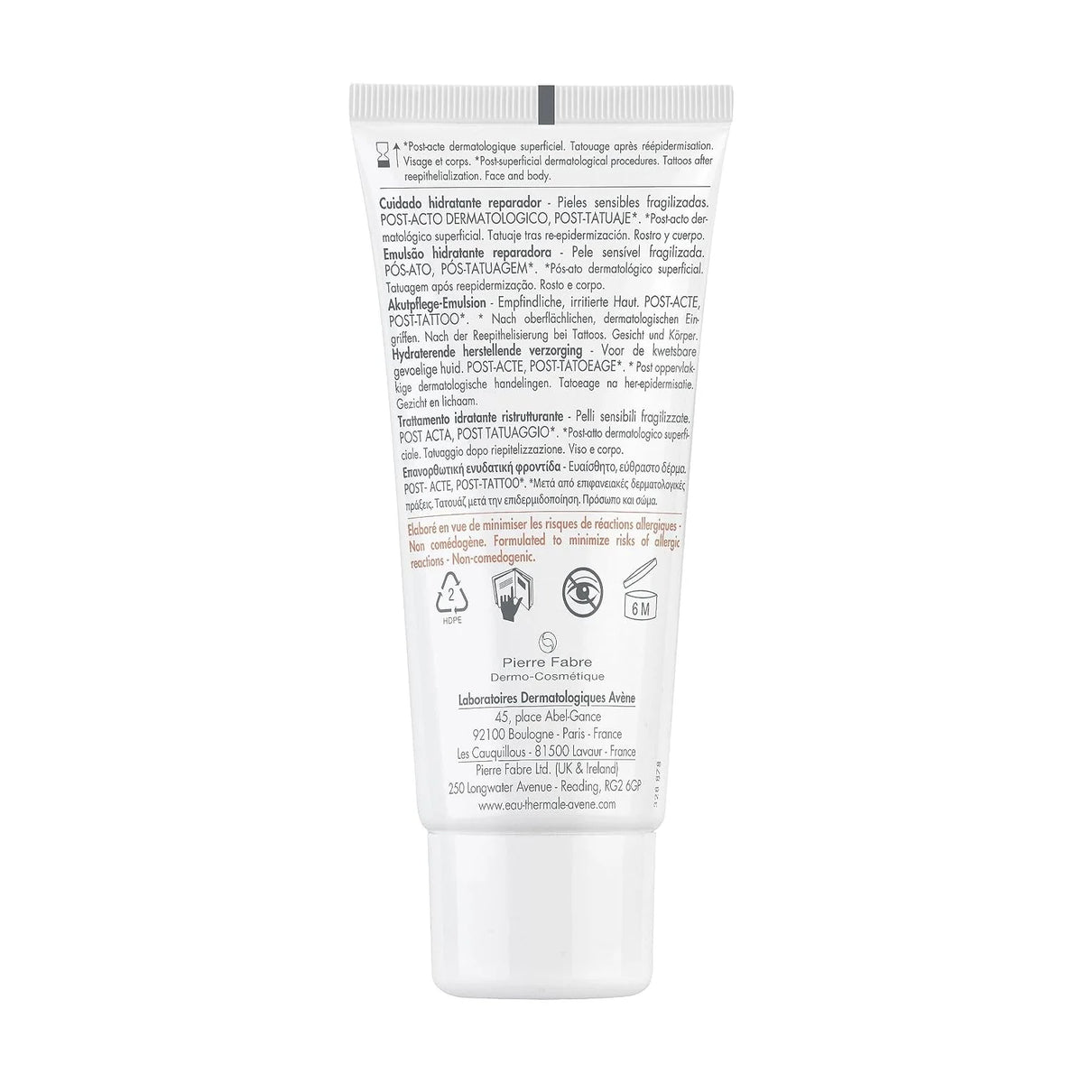 Avène Cicalfate+ Skin Recovery Emulsion, Post-Procedure, 1.3 Fl Oz