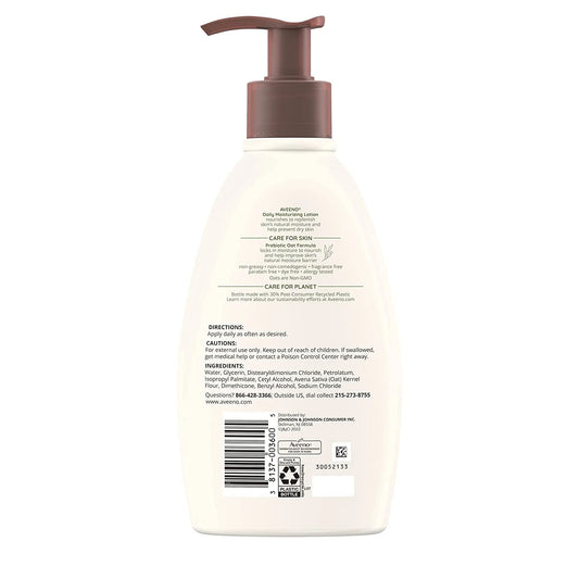 Aveeno Daily Moisturizing Lotion 12 Ounce Pump (354ml) (2 Pack)
