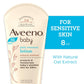 Aveeno Baby Daily Moisture Body Lotion, Fragrance-Free, 18 fl oz, 2 Pack