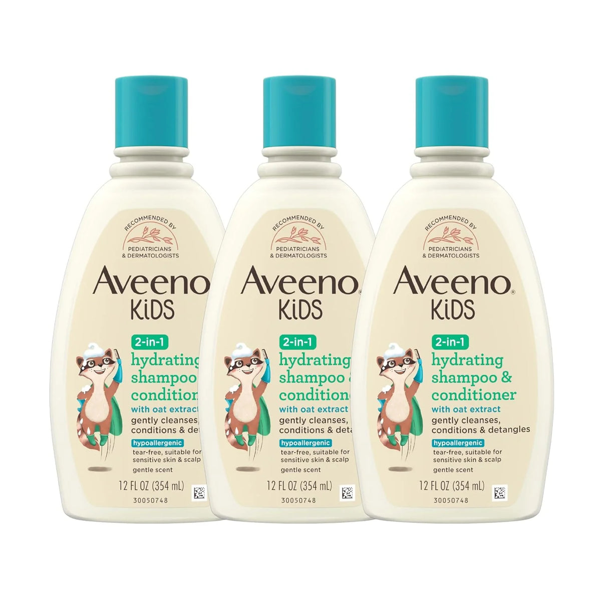 Aveeno Kids Shampoo & Conditioner, Hypoallergenic, 12 fl. oz