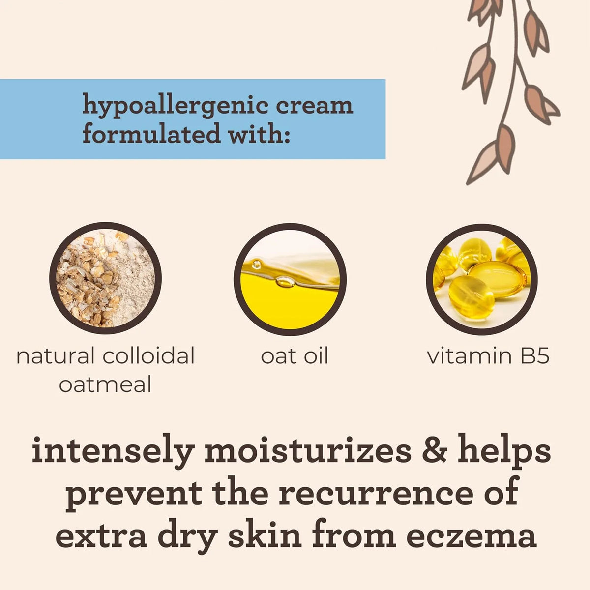 Aveeno Baby Eczema Therapy Moisturizing Cream, 5 fl oz