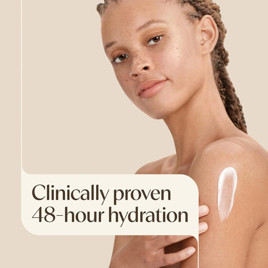 Aveeno Daily Moisturizing Body Lotion with Soothing Prebiotic Oat,Gentle Lotion for Women&Men Nourishes Dry Skin,Paraben-Dye-&Fragrance-Free,Non-Greasy,Non-Comedogenic,Value Size,33 Fl Oz (Pack of 6)