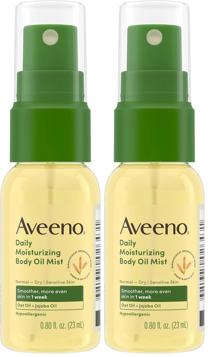 Aveeno Daily Moisturizing Body Oil Mist, Cocoa Butter Vanilla Scent, 6.7 fl. oz (Pack of 12)