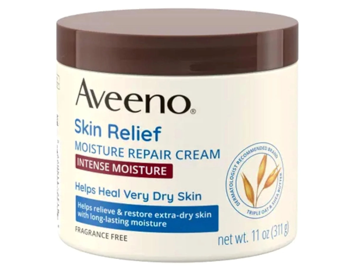 Aveeno Skin Relief Intense Moisture Repair Cream, 11 oz (Pack of 3)