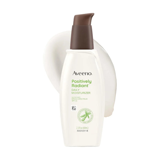 Aveeno Positively Radiant Daily Face Moisturizer SPF 30, 2.3 fl. oz