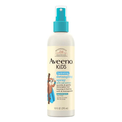 Aveeno Kids Hydrating Hair Detangler Spray, 10 Fl Oz (Pack of 12)